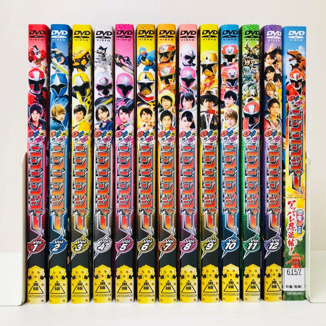 手裏剣戦隊ニンニンジャー　DVD全巻セット　合計14枚　TV本編+SP+映画