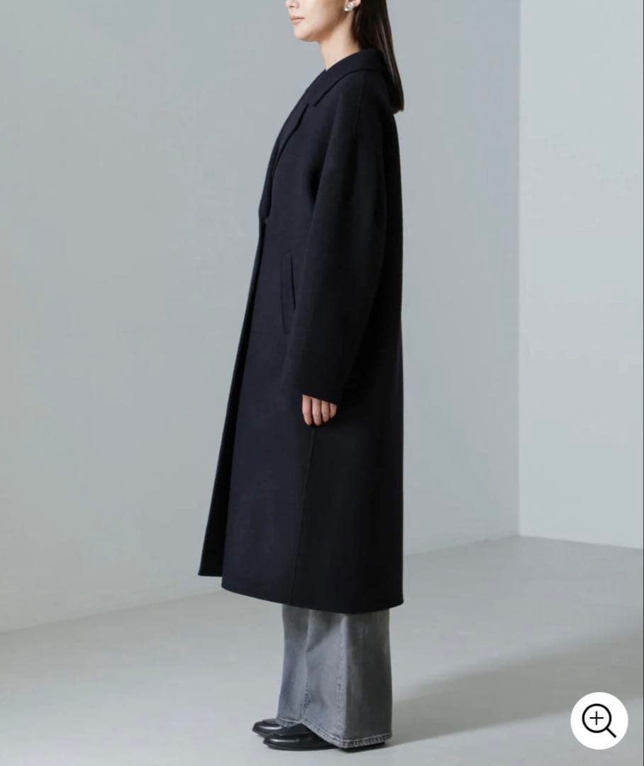 nano universe PURE LAMBS リバーロングコート 定価4万