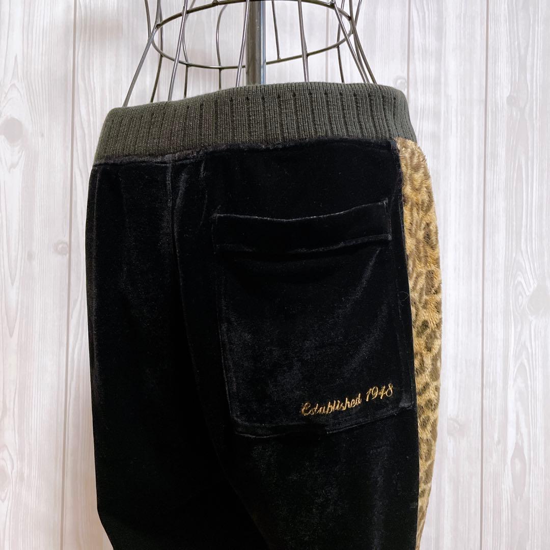 希少 PUMA BEAMS ベロア セットアップ ヒョウ柄 y2k ジャージ