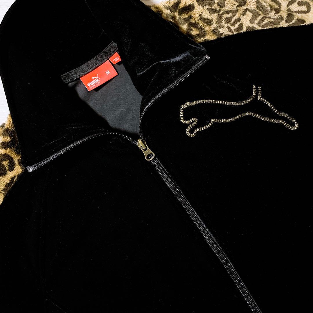 希少 PUMA BEAMS ベロア セットアップ ヒョウ柄 y2k ジャージ