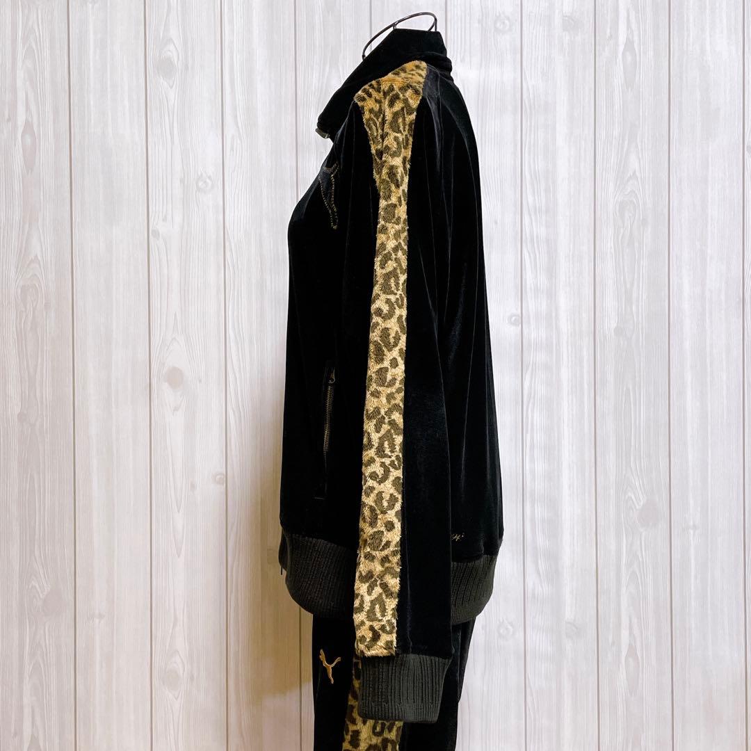 希少 PUMA BEAMS ベロア セットアップ ヒョウ柄 y2k ジャージ