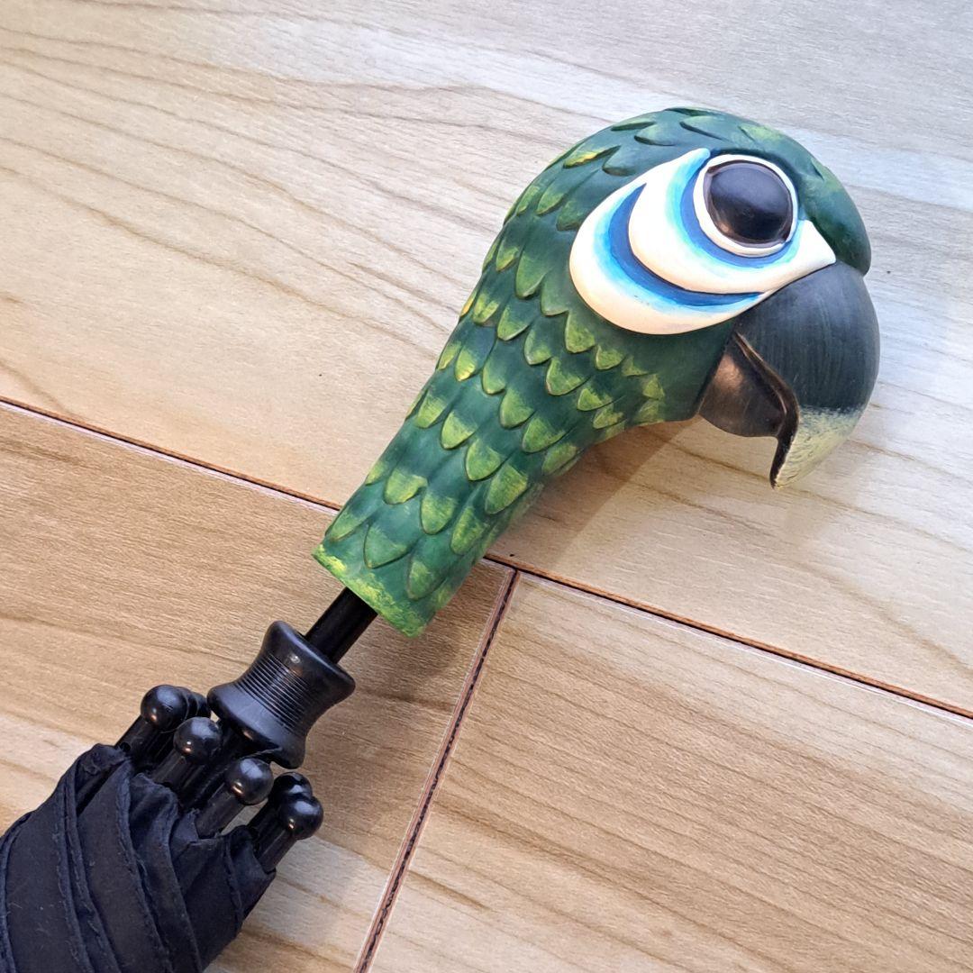 【超レア・極美品】メリーポピンズ オウムヘッドアンブレラ 日傘/子供用傘 黒