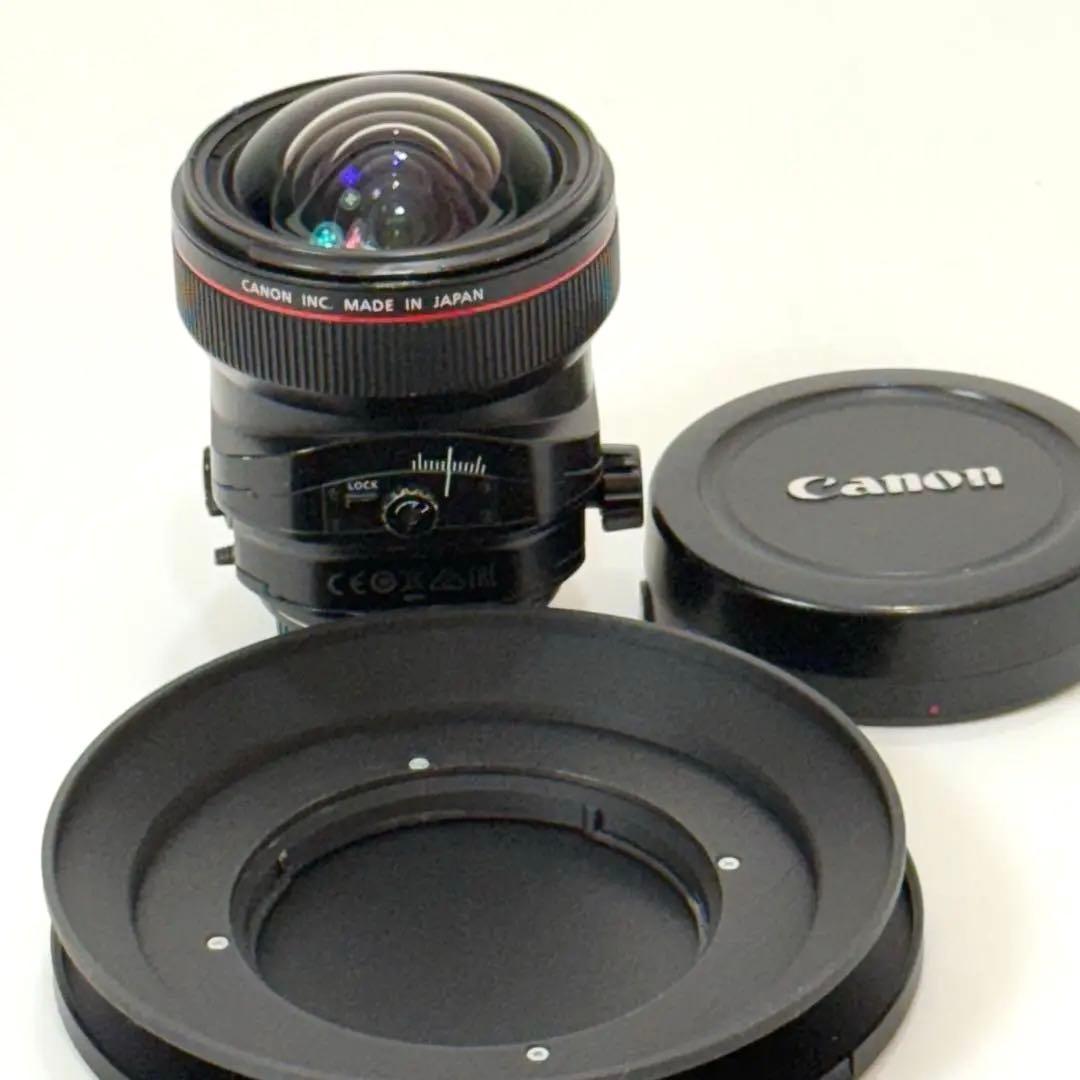 【並品】Canon TS-E17mmF4L＋3Dプリンター特注レンズフード付