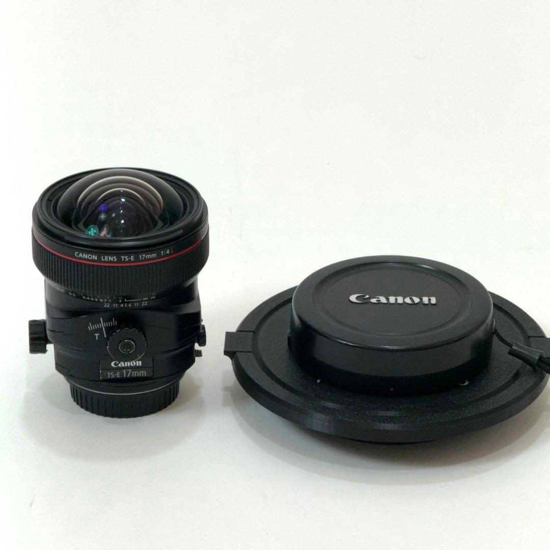 【並品】Canon TS-E17mmF4L＋3Dプリンター特注レンズフード付