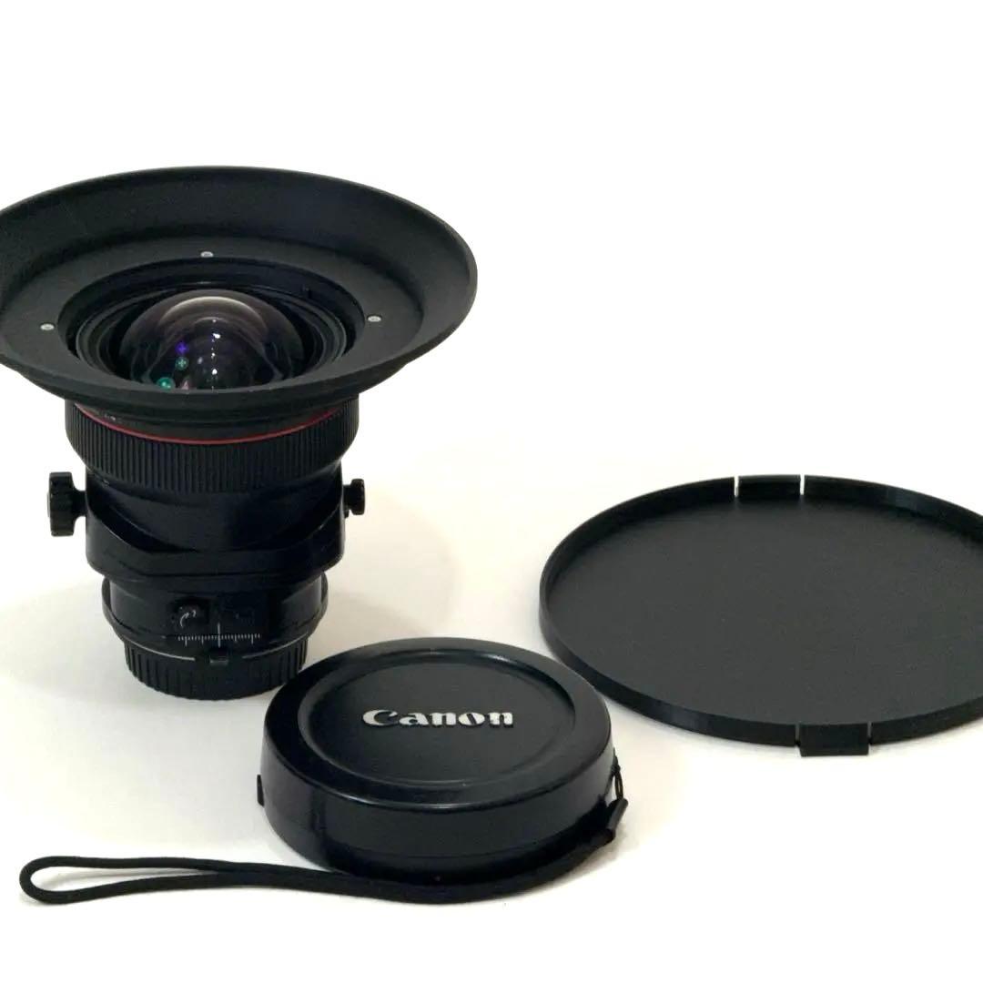 【並品】Canon TS-E17mmF4L＋3Dプリンター特注レンズフード付