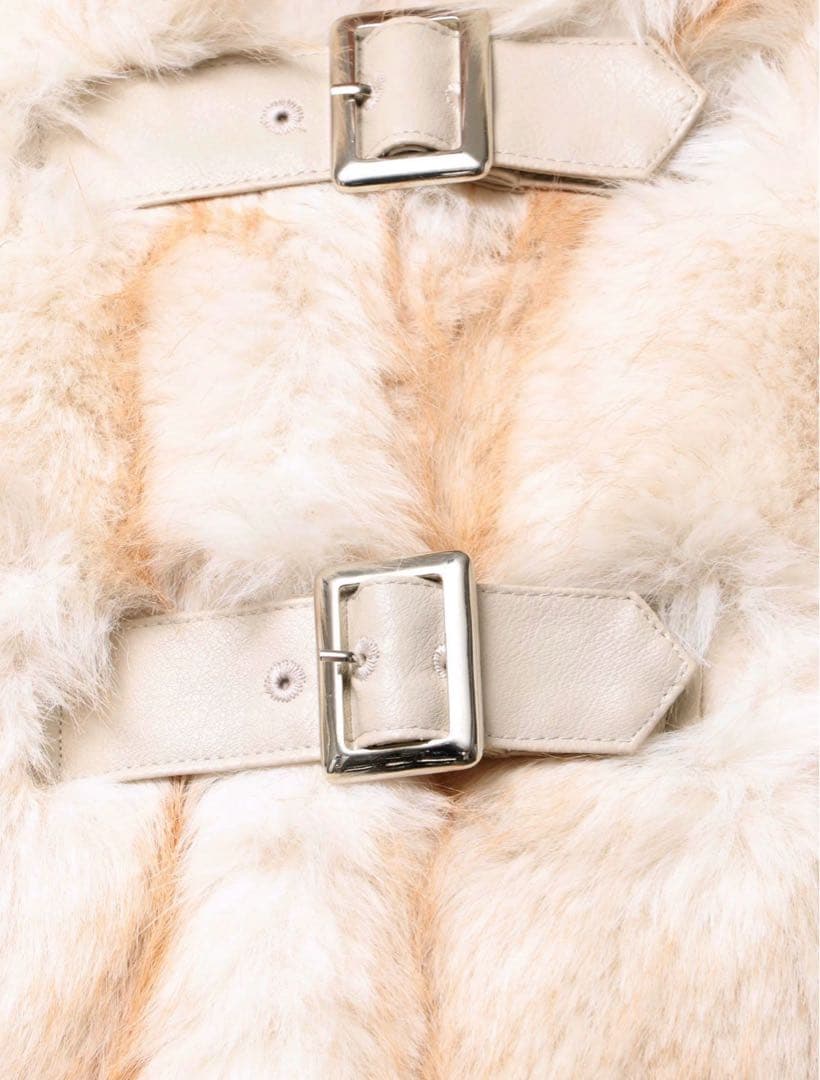 jouetie ベルトファージャケット アイボリー