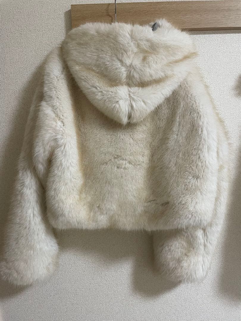 jouetie ベルトファージャケット アイボリー