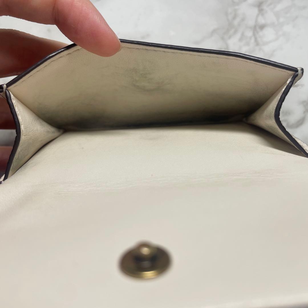 Coach ミニトライフォールドウォレット チェリー