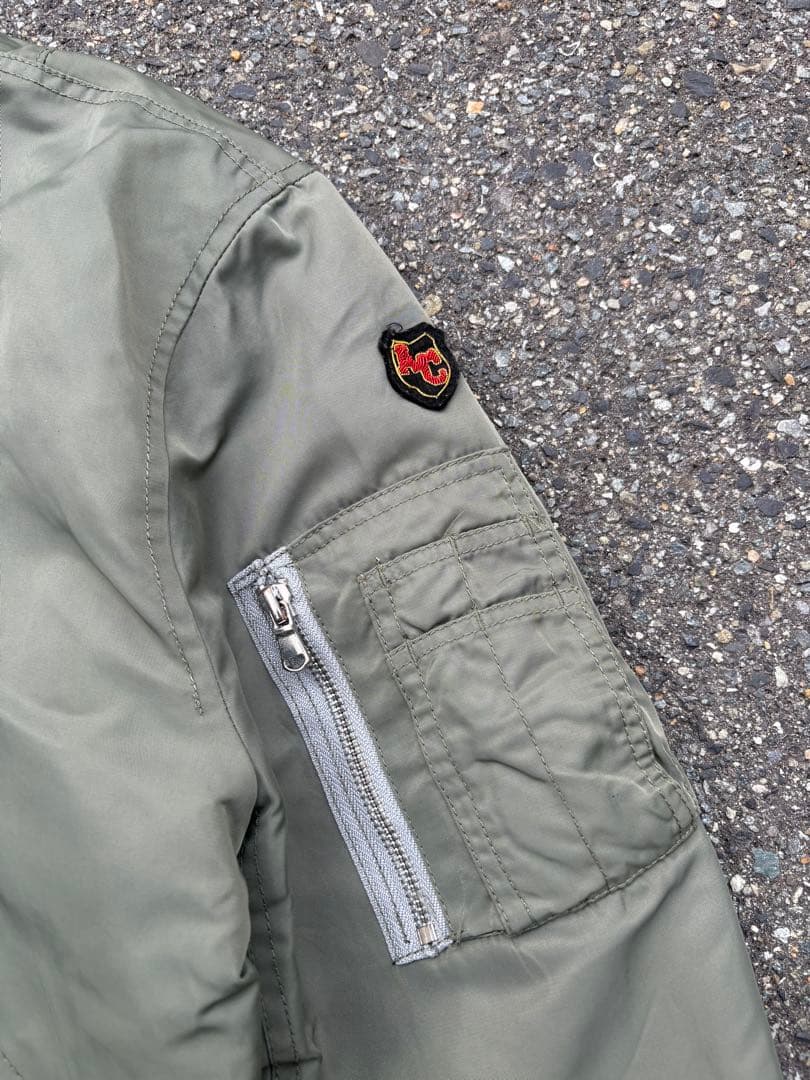 る*。様 90s schott MA-1 フライトジャケット USA製 Lサイズ