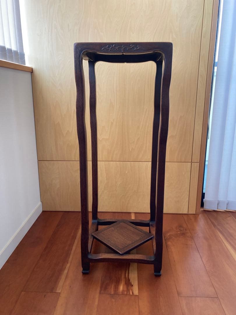 骨董　飾り棚　花台