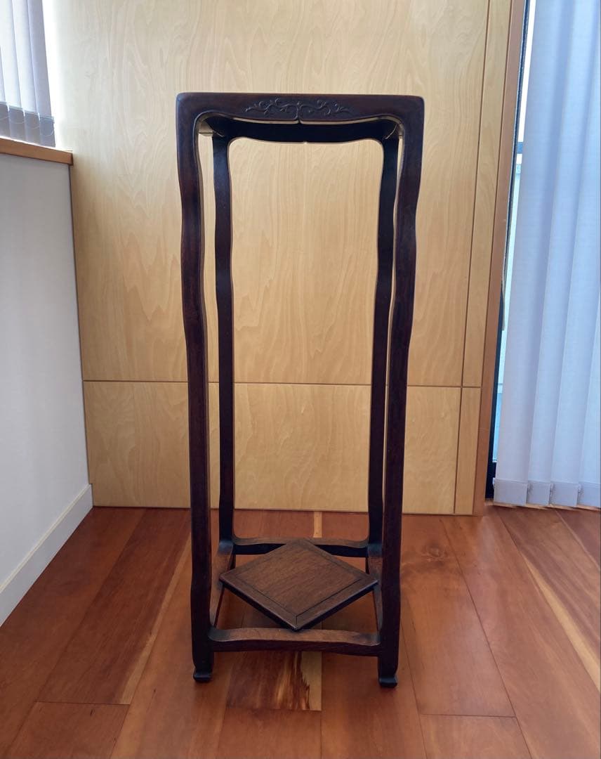 骨董　飾り棚　花台