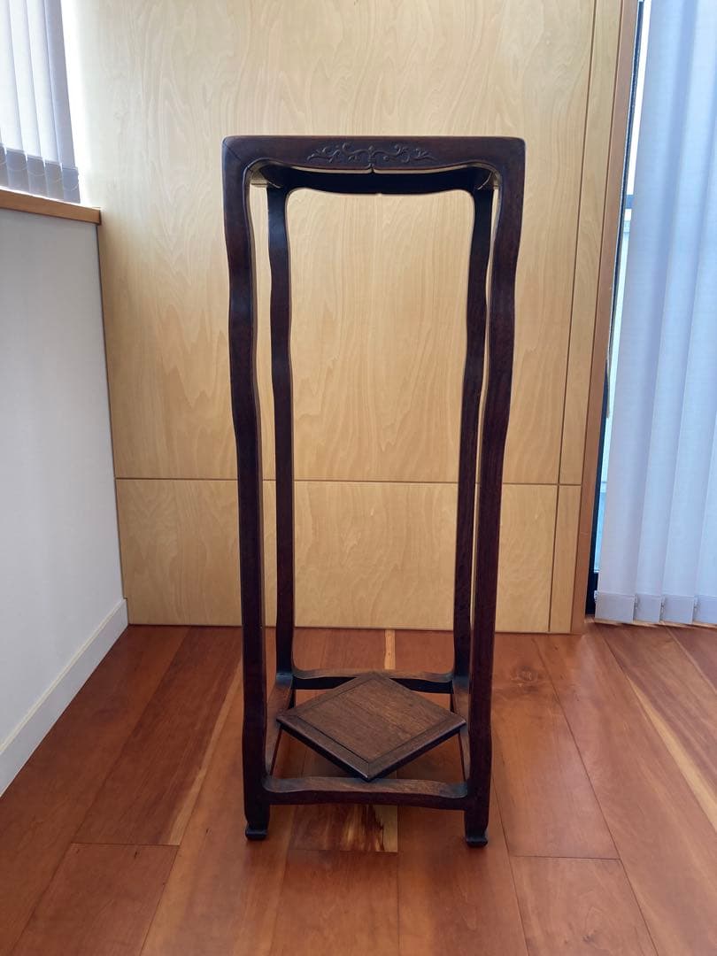 骨董　飾り棚　花台