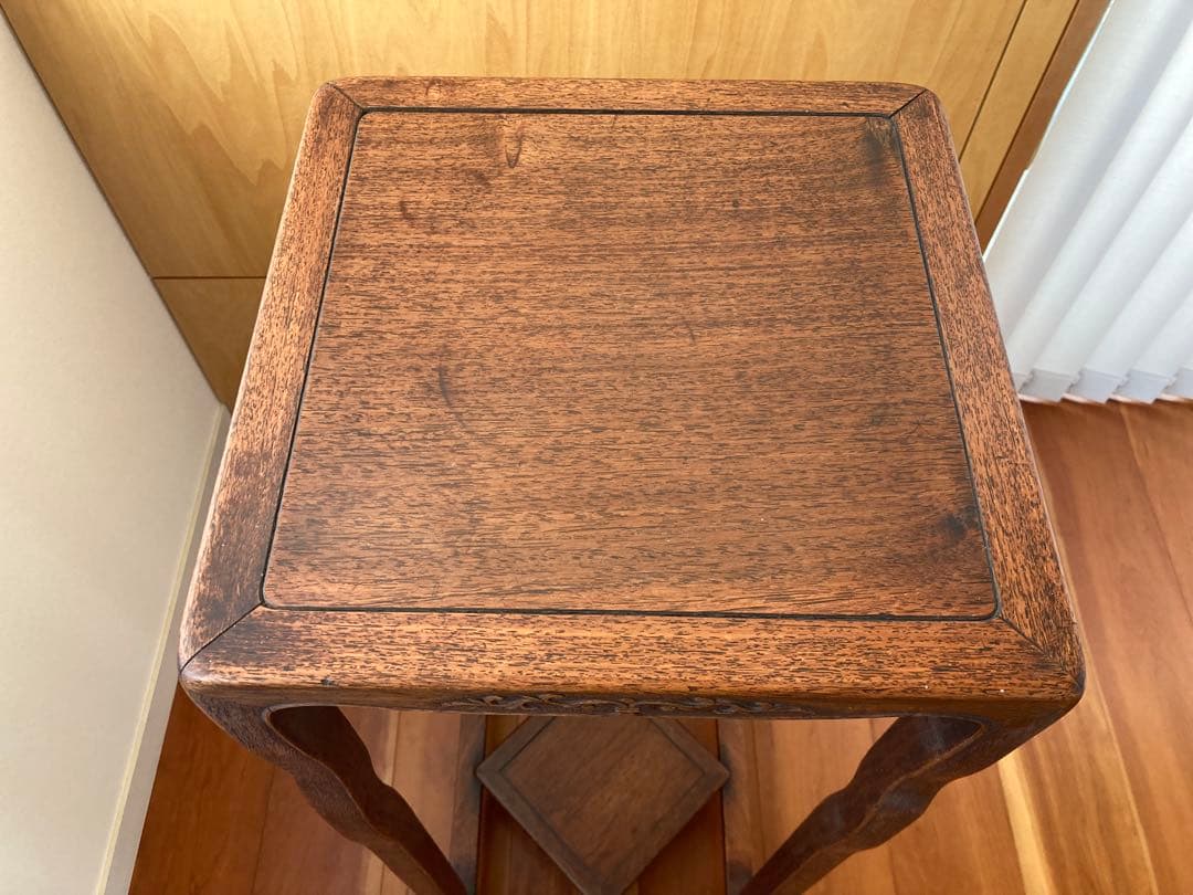 骨董　飾り棚　花台