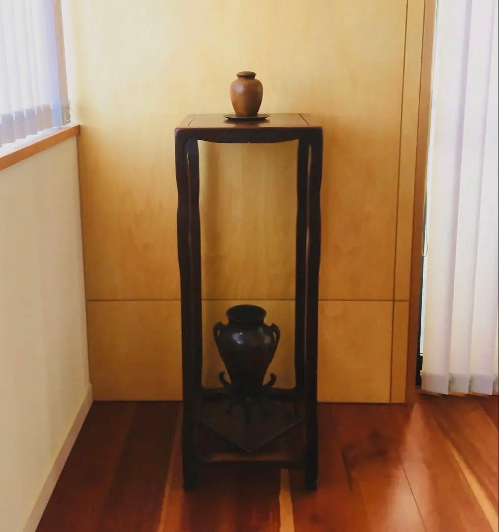 骨董　飾り棚　花台