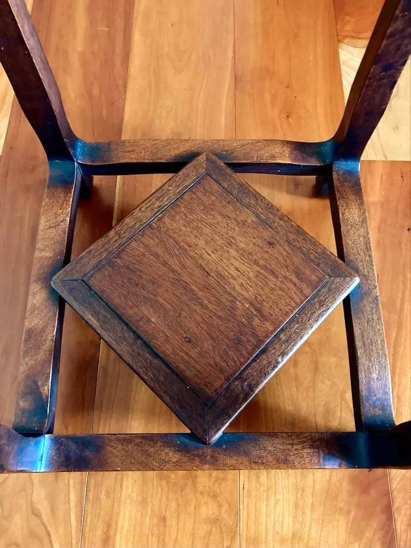 骨董　飾り棚　花台