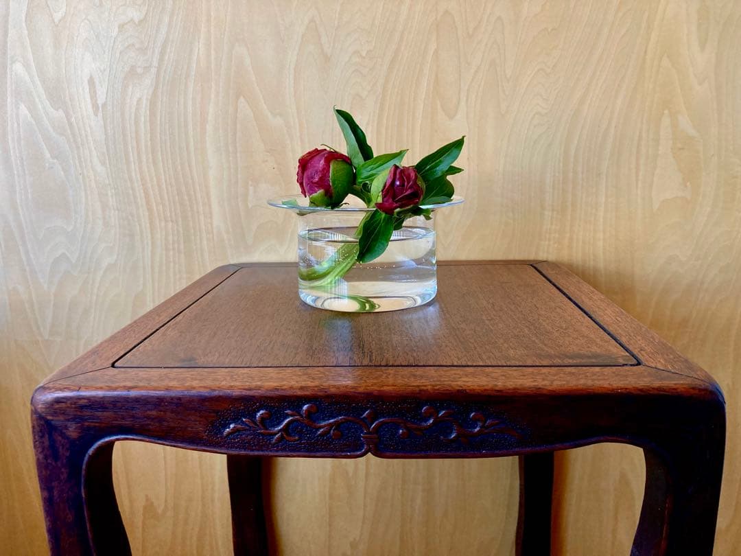 骨董　飾り棚　花台