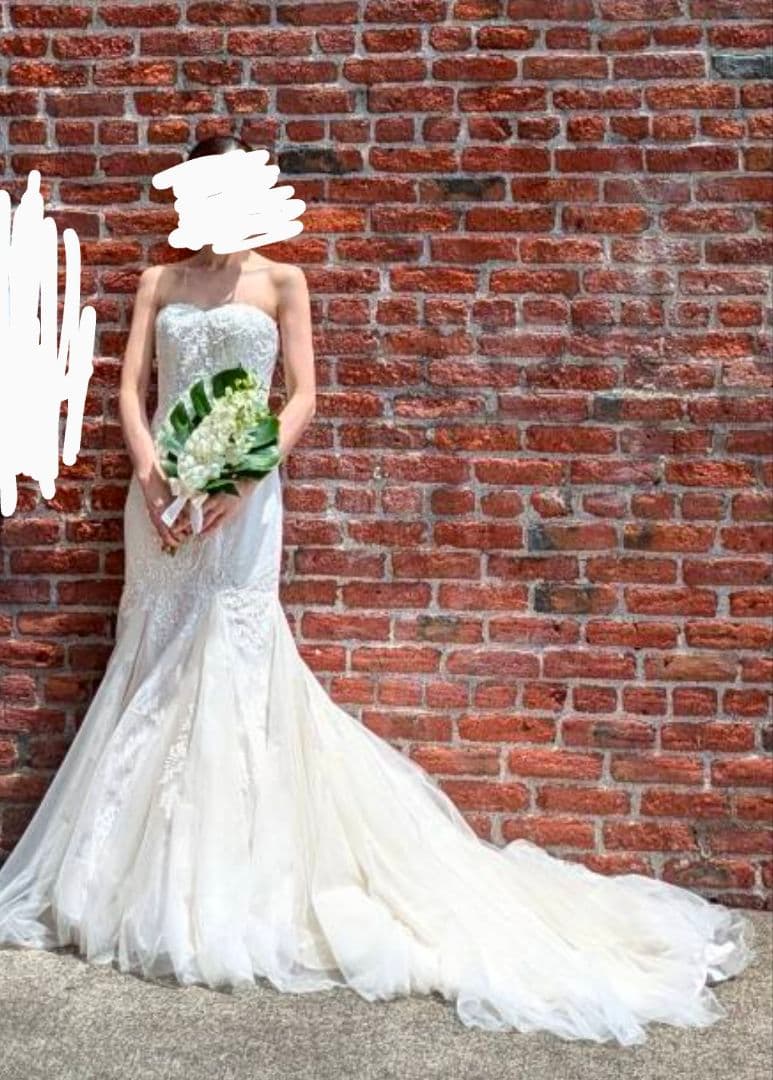 ワタベウェディング　ホワイト マーメイドウェディングドレス