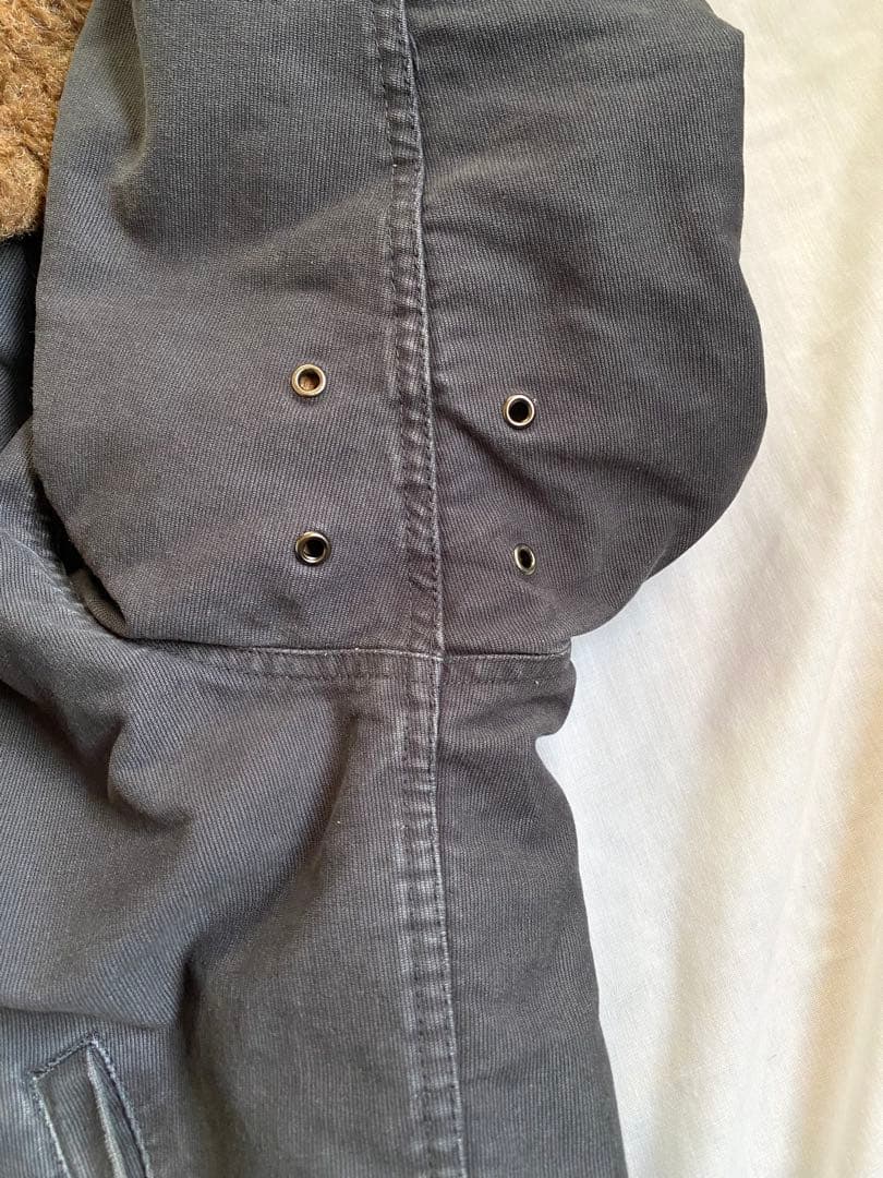 YMCLKY N-1 デッキジャケット ウォッシュ加工 42 ネイビー ミリタリ