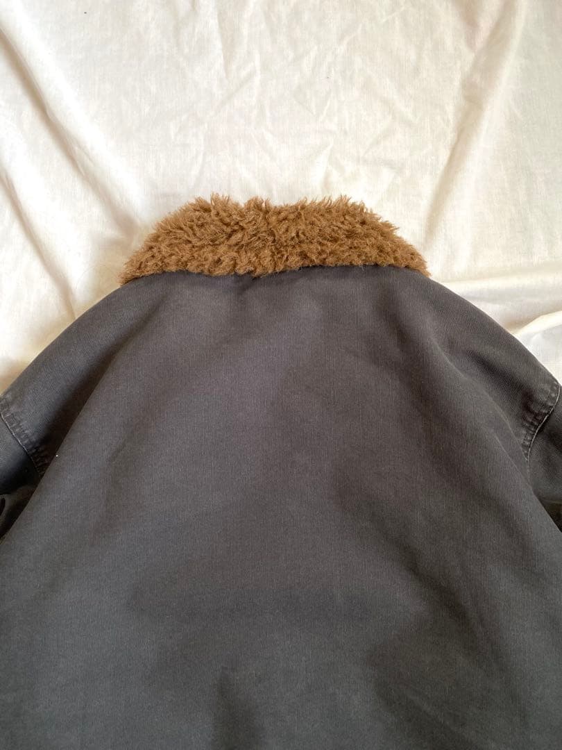 YMCLKY N-1 デッキジャケット ウォッシュ加工 42 ネイビー ミリタリ