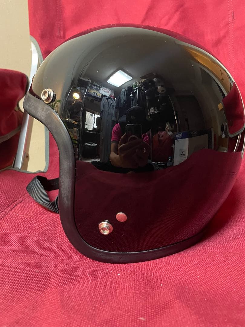BELL 500-TXJブラックジェットヘルメット　ジャンク