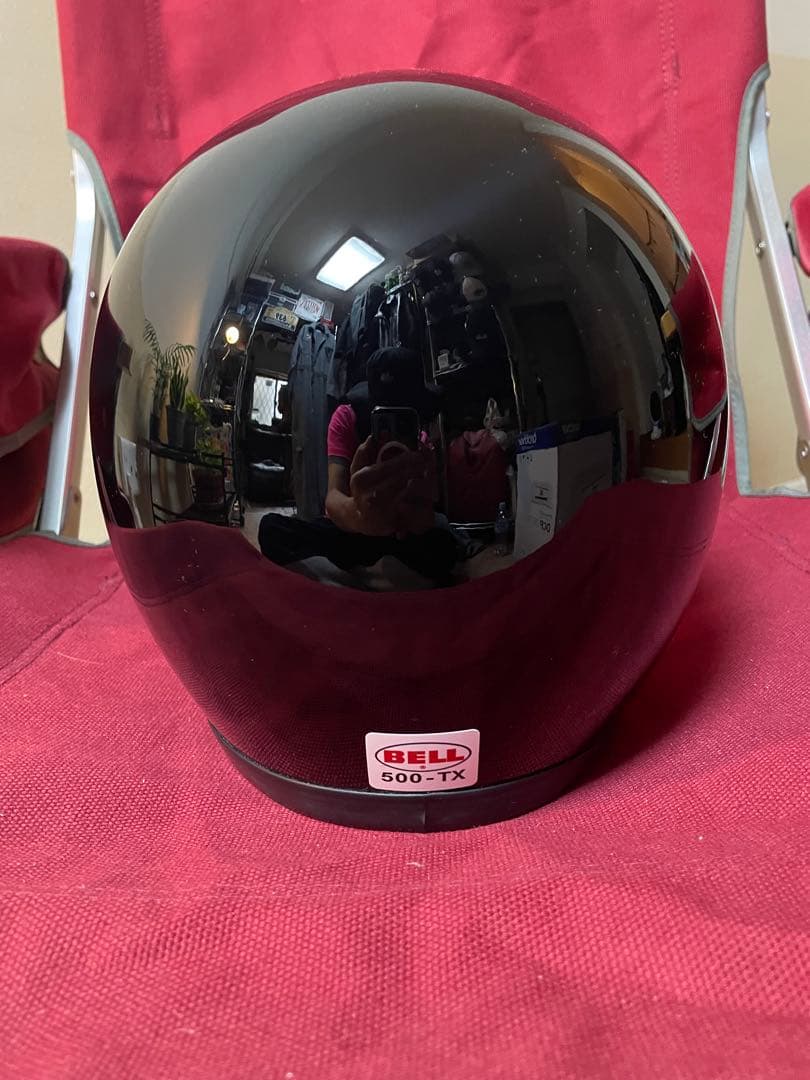 BELL 500-TXJブラックジェットヘルメット　ジャンク