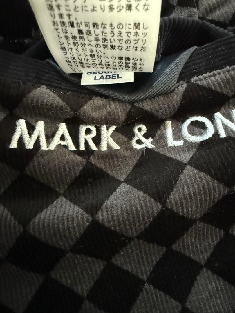 美品 ★ MARK&LONA コーデュロイ パンツ マーク&ロナ 正規品 黒