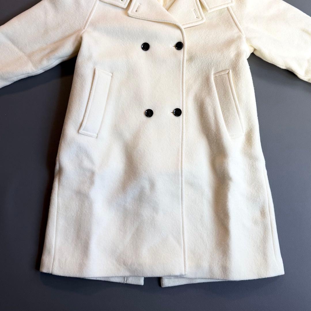 美品 ナノユニバース PECOLAMBウールカシミヤスタンドカラーコート