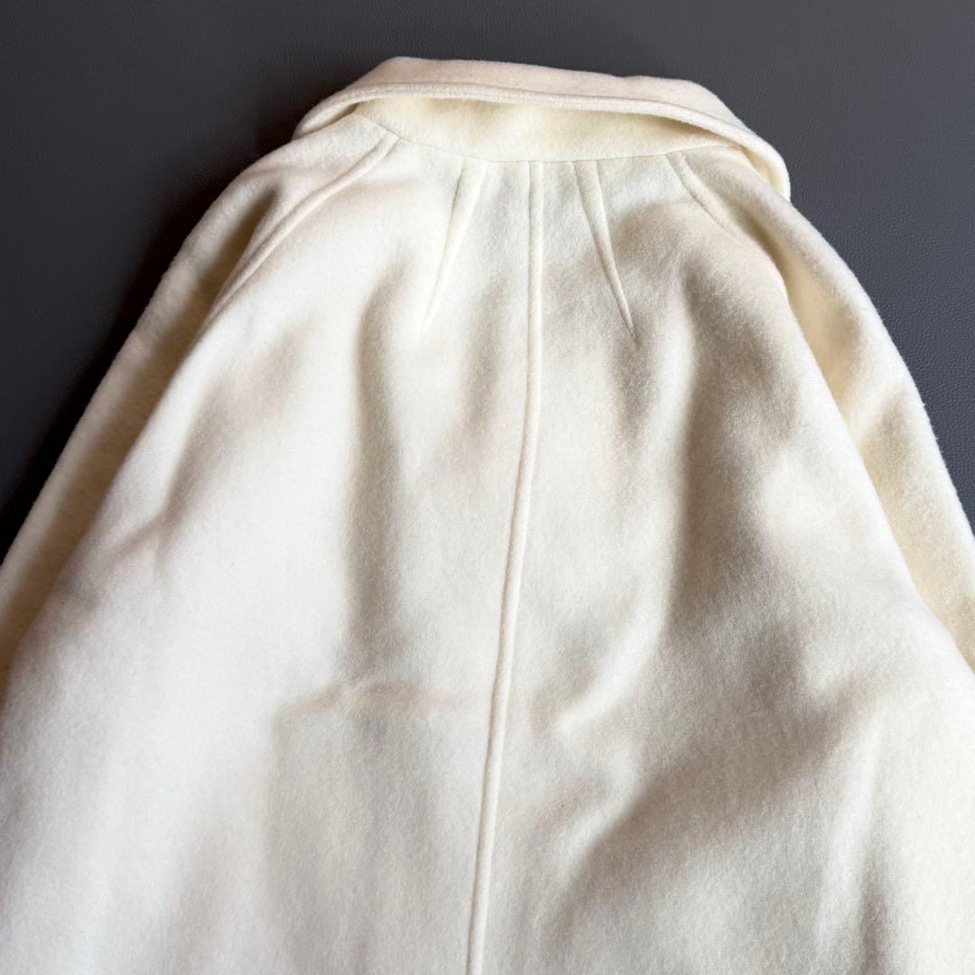 美品 ナノユニバース PECOLAMBウールカシミヤスタンドカラーコート