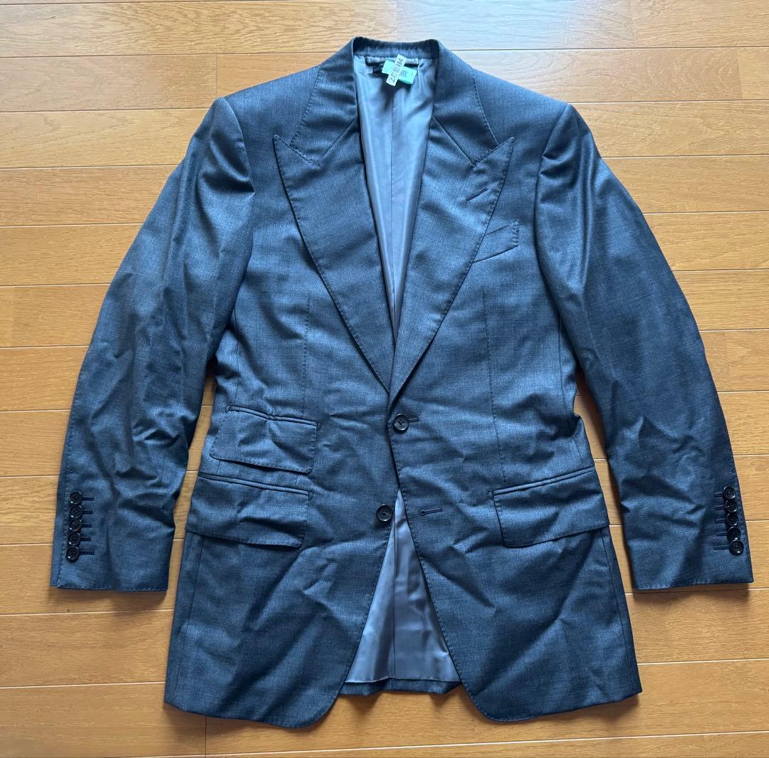 TOM FORD トムフォード セットアップ スーツ　グレー シャツ付き