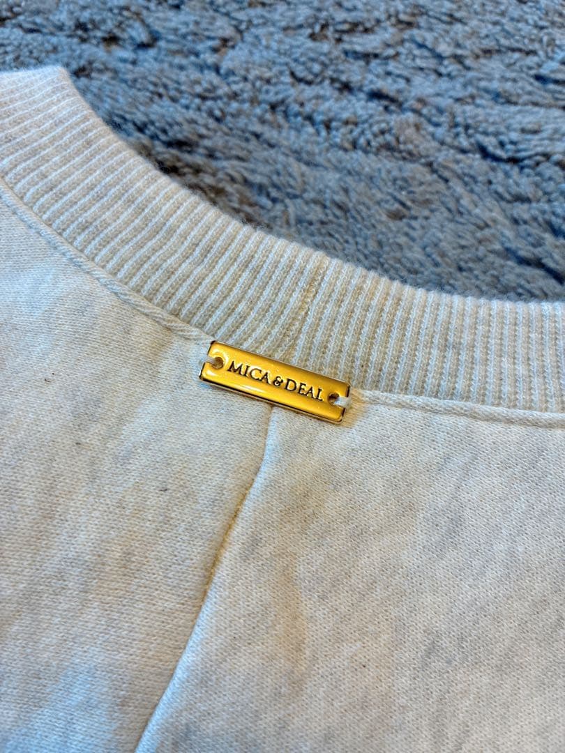 美品 MICA & DEAL マイカアンドディール 裏起毛 スウェット フリー