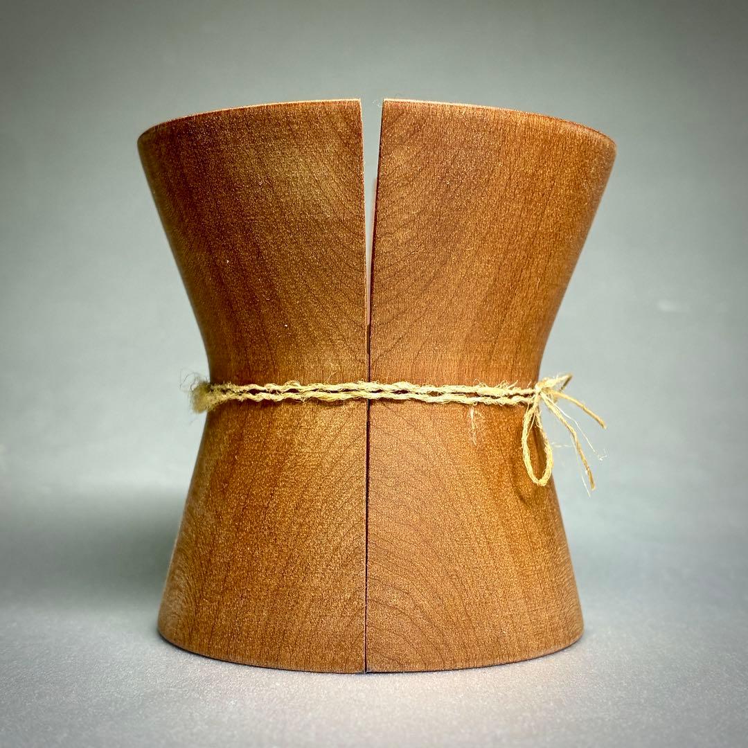 ➕10cm 三谷龍二さん×ケメックス 3cup用 ホルダー 取手 木の器 未使用