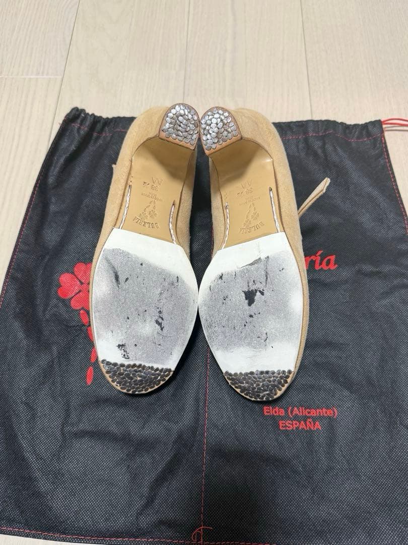 【週末セール】【美品】フラメンコシューズ38 ½ 24.5cmブレリア・サバテス