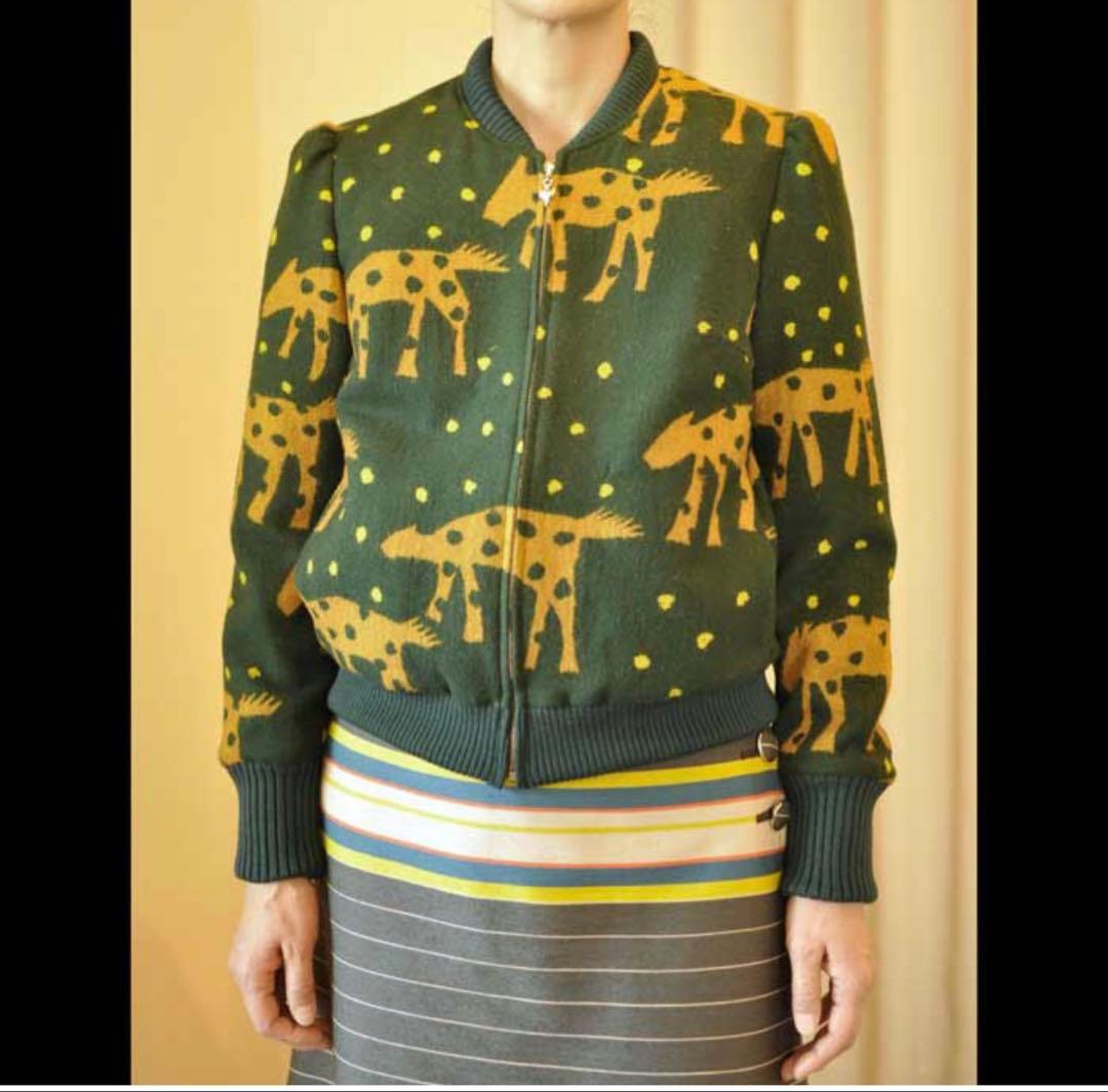 ミナペルホネン caravan ブルゾン 38サイズ