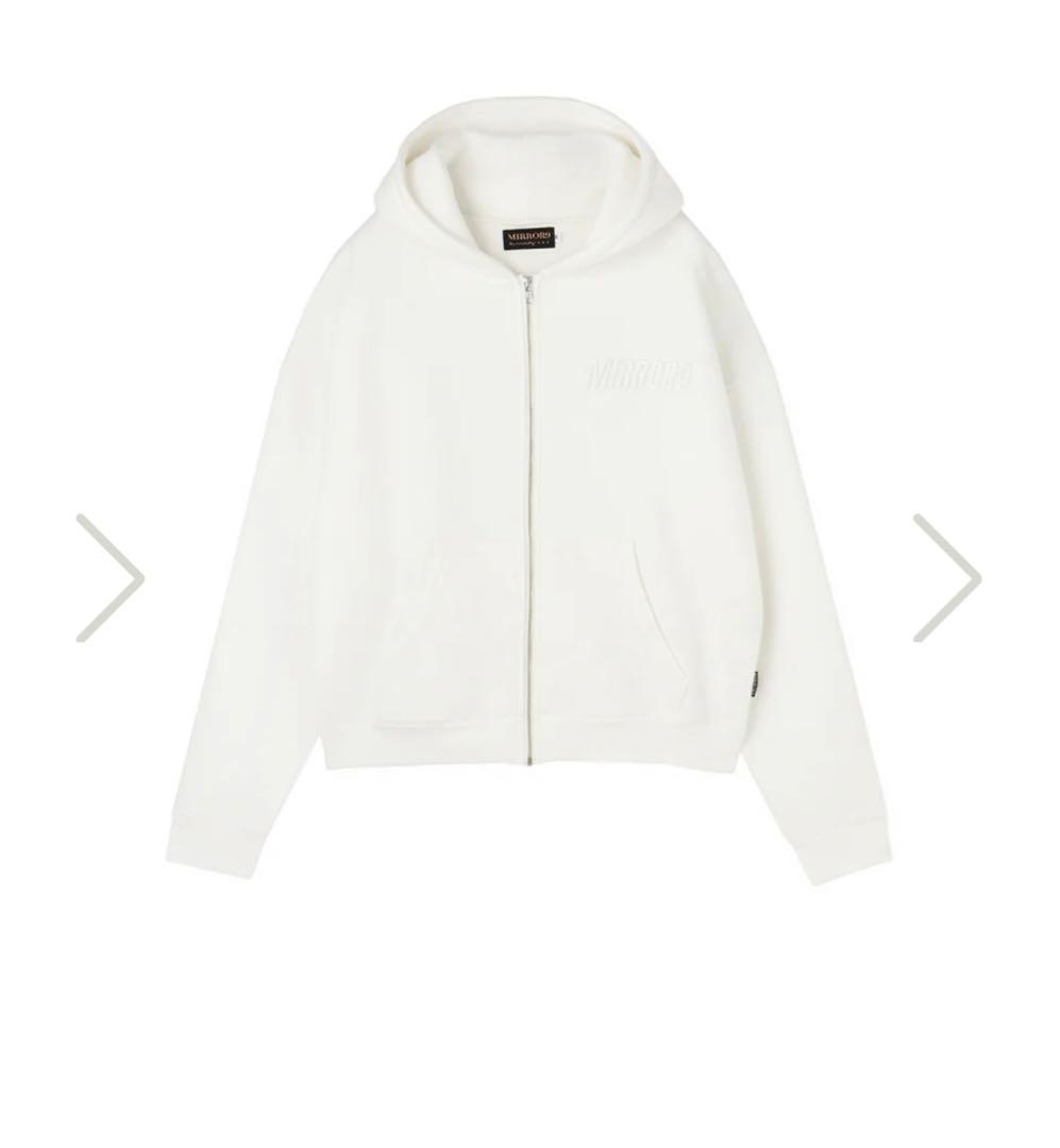 ♡ Embroidery zip hoodieミラーナイン
