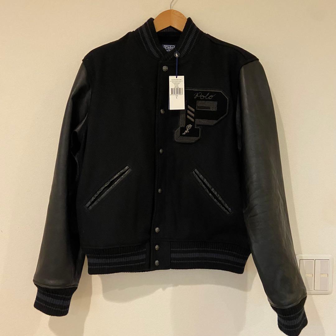 新品　Polo Ralph Lauren レザー　スタジャン L 定価24万