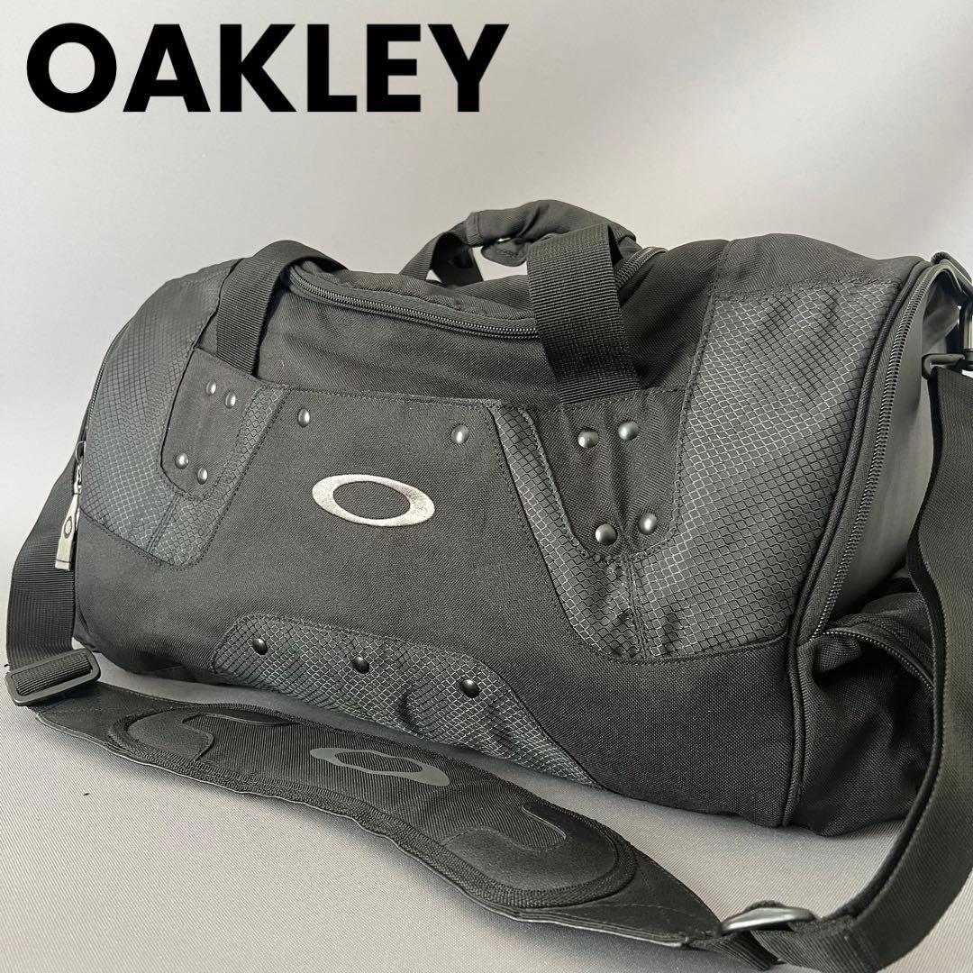 OAKLEY　オークリー　y2k ボストンバッグ　2way ロゴ　黒　メンズ