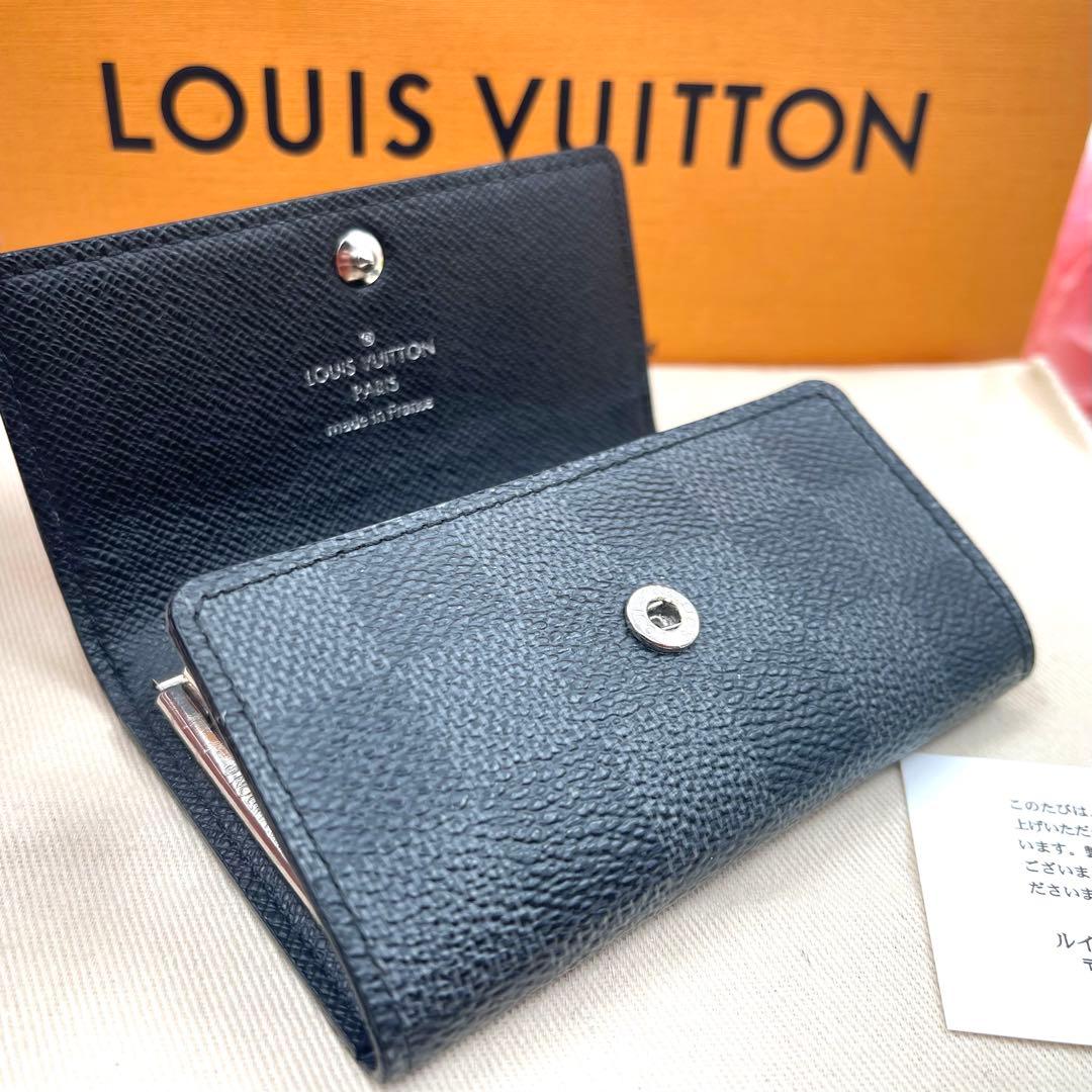 ルイヴィトン ダミエ　グラフィット　キーケース　キーリング　キーホルダー722