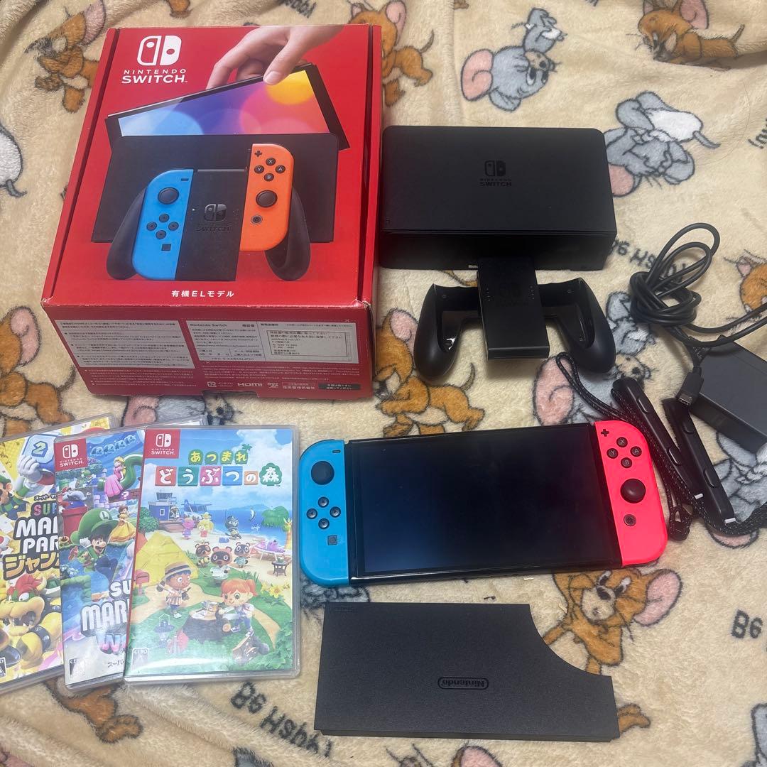 Nintendo Switch 赤/青 本体 + ゲームソフト