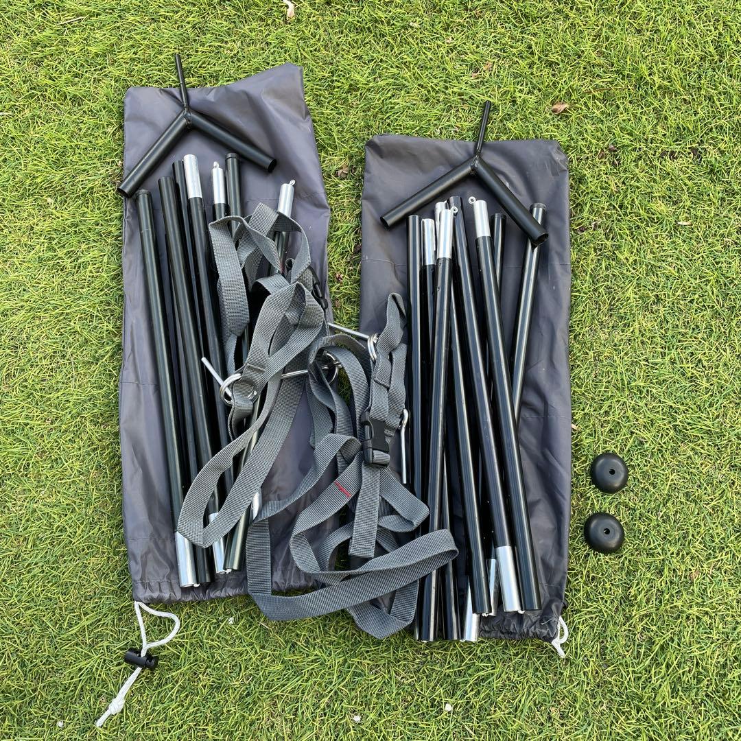 フルセットBUNDOK(バンドック) ソロベースex、前幕+フタマタポール2本