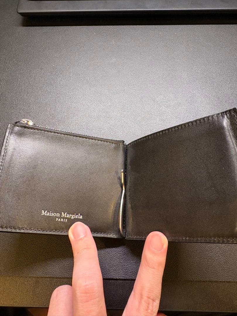 Maison Margiela ブラック マネークリップ　財布　マルジェラ