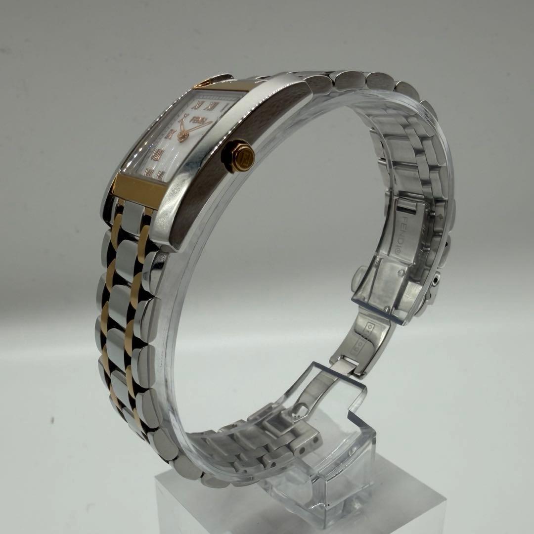 【稼働】フェンディ 腕時計 7000L シェル文字盤 クラシコ ローマン コンビ