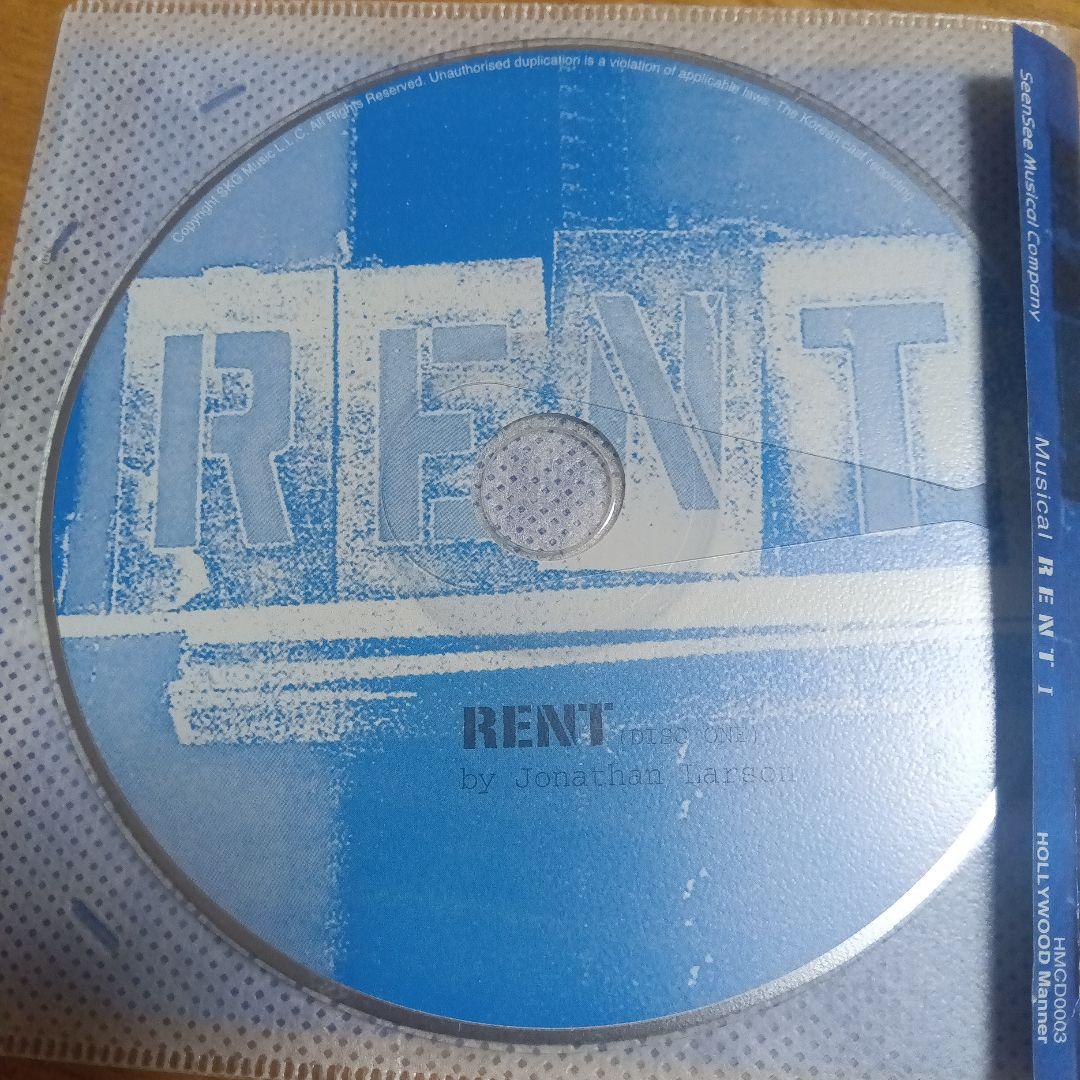 ミュージカル　RENT 韓国版　サウンドトラック　CD