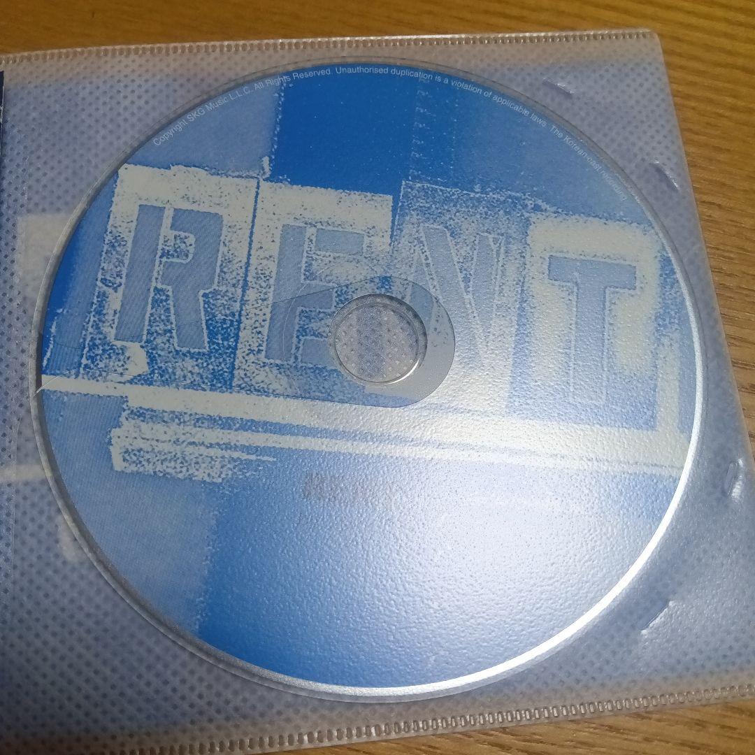 ミュージカル　RENT 韓国版　サウンドトラック　CD