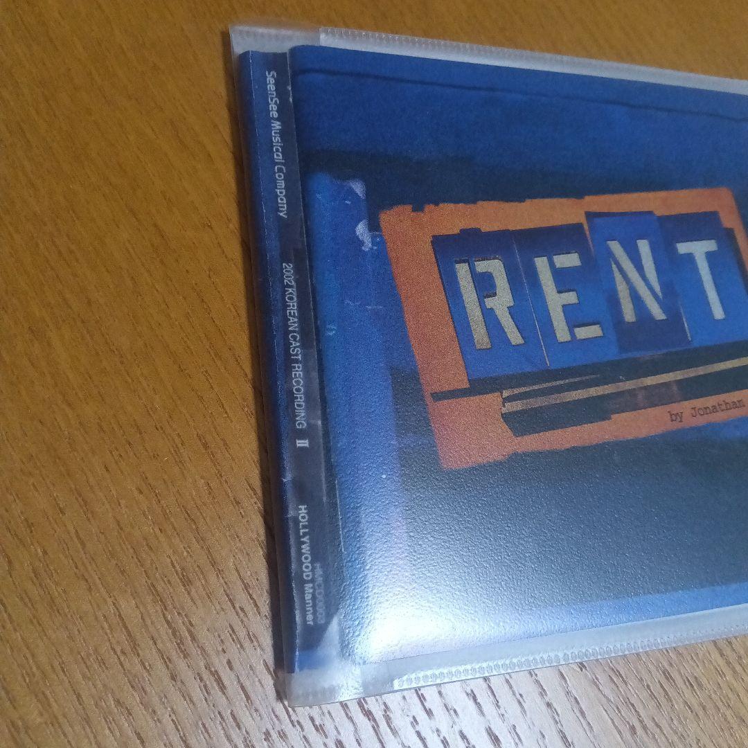 ミュージカル　RENT 韓国版　サウンドトラック　CD