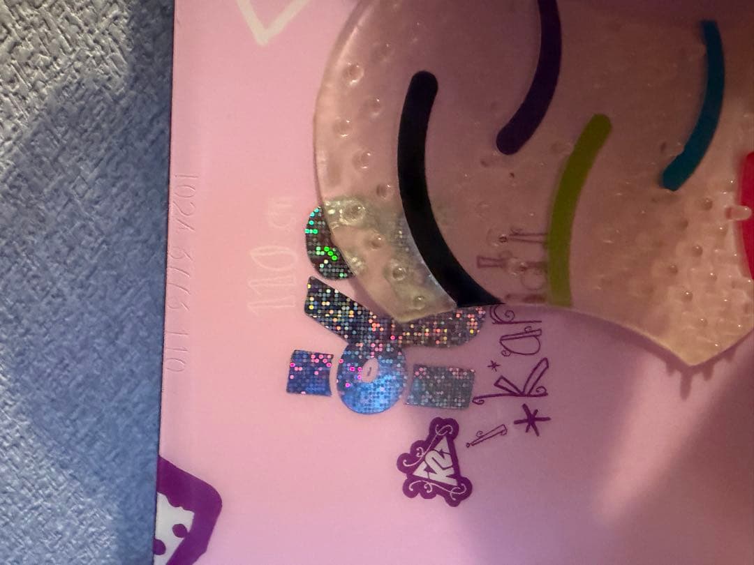 K2 ピンク110cm 子供用スノーボード　初心者にも最適