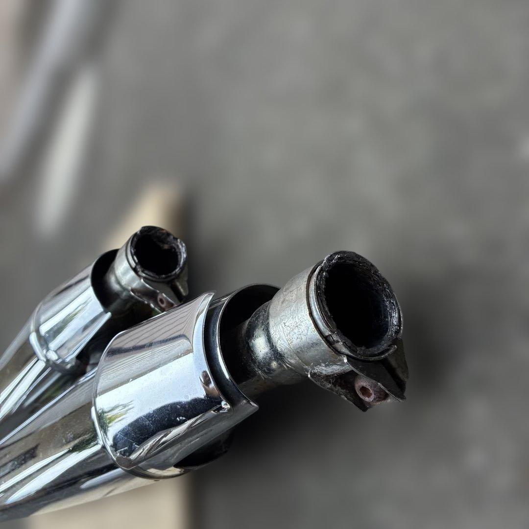 ドラッグスター1100 純正加工マフラー