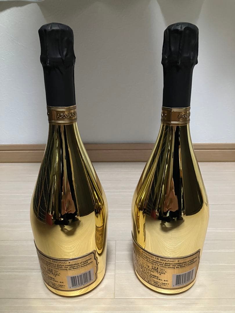 未開封　アルマンドゴールド　Armand de Brignac 2本まとめ売り