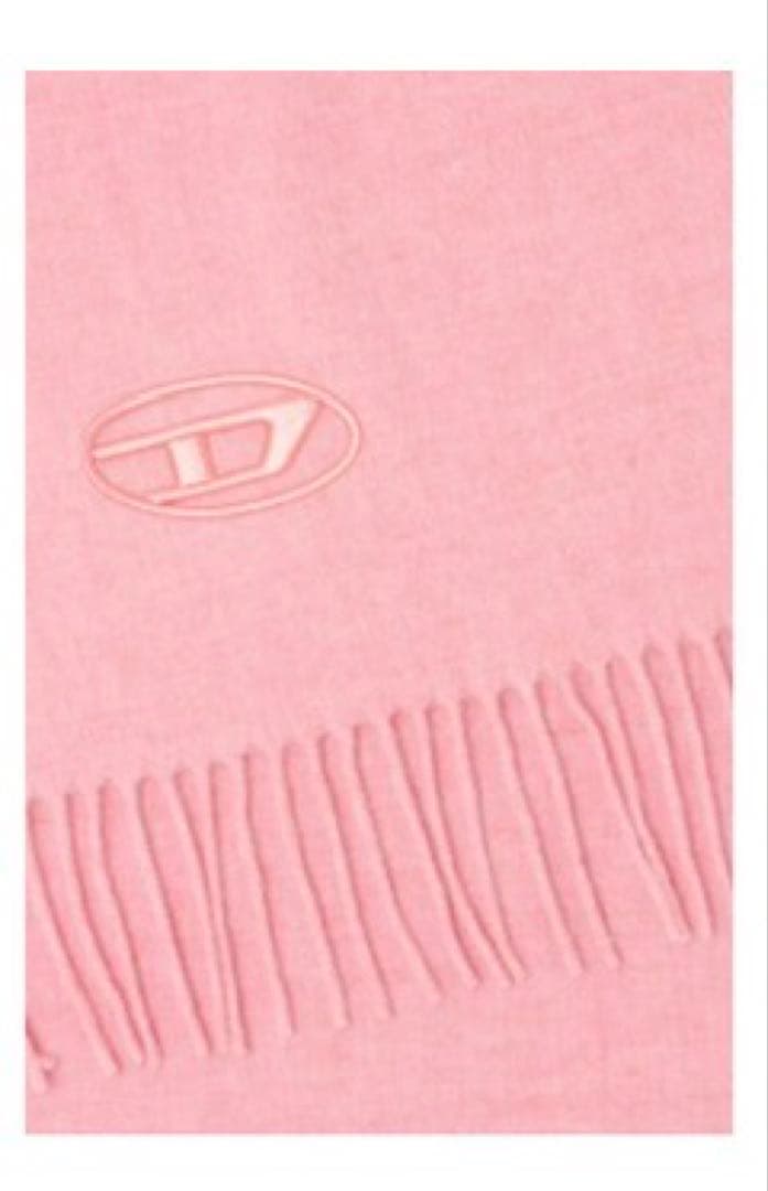 DIESEL マフラー スカーフ ピンク 冬 ブランド