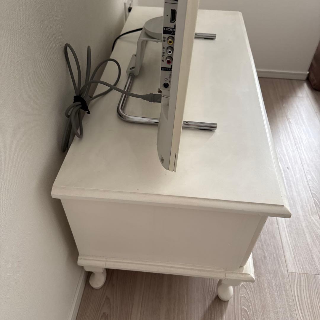 B-COMPANY ホワイト・アンティーク調テレビボード（フレンチカントリー）