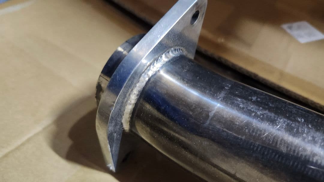 86 BRZ 中間パイプ　エキゾースト　ストレート　競技用